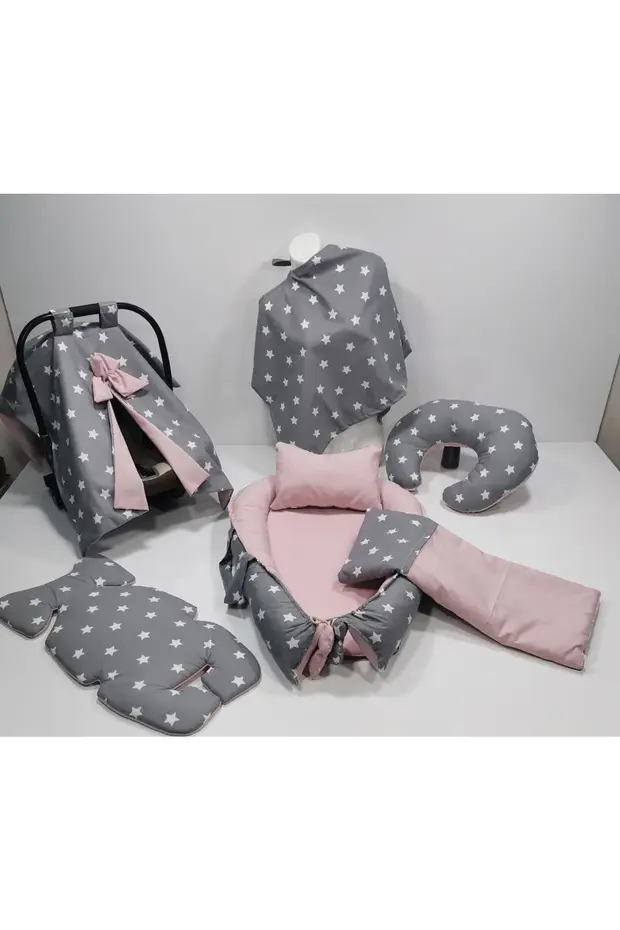 Koyu Yıldız Pudra 7 Li Babynest Seti Koyu Yıldız Pudra 7 Li Babynest Seti